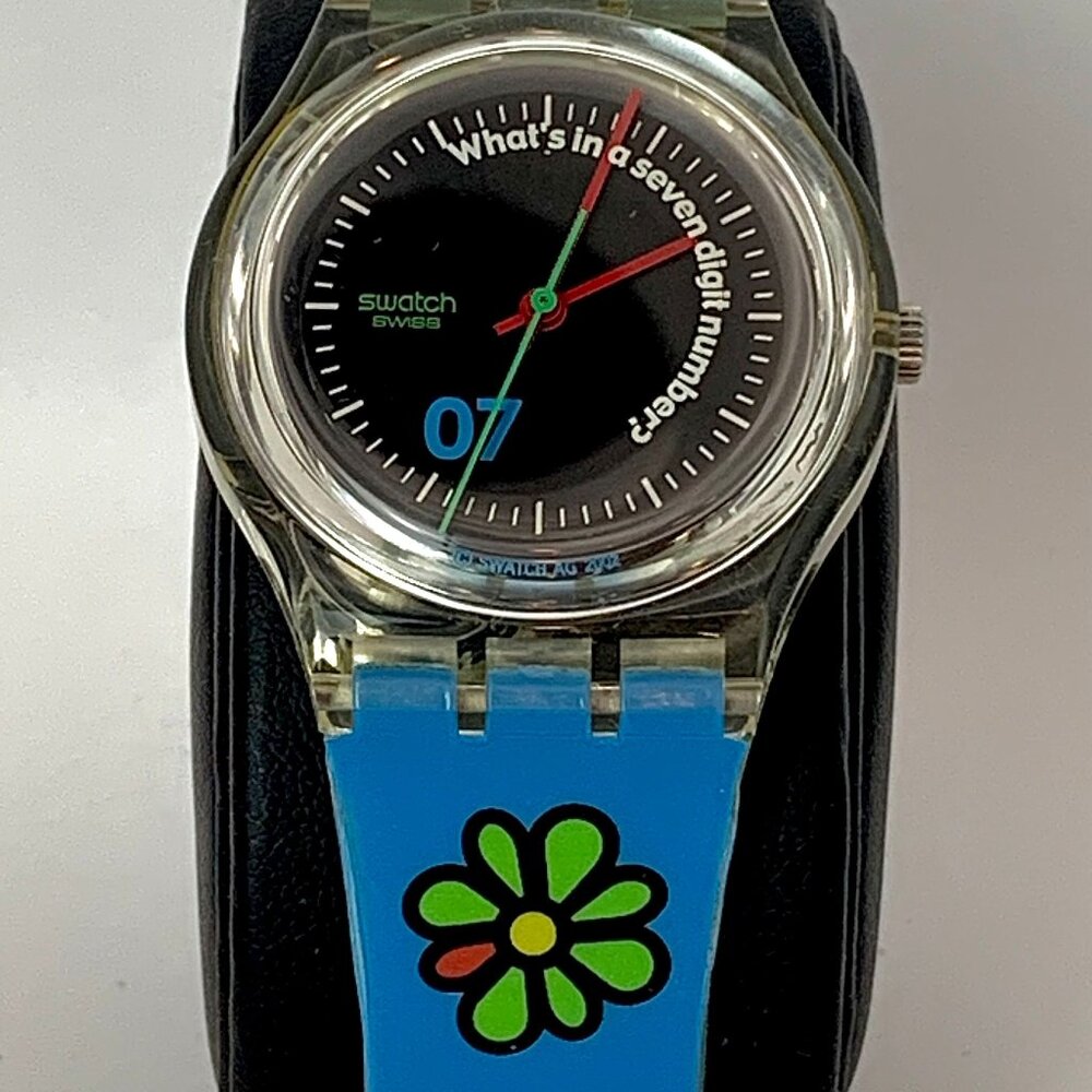 Designer Swatch Watch Blue Icon #SKK125 2002